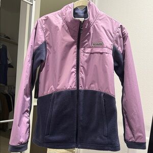 Columbia Kids' Jacket in Light Purple and Dark Blue